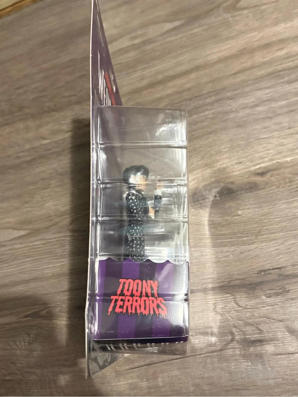 NECA Toony Terrors Wednesday Addams Figure - Black & White dotted dress